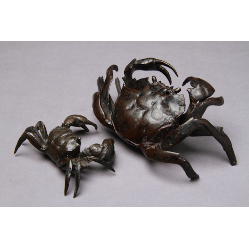 Two North Italian Late Renaissance Bronze Models of Crabs